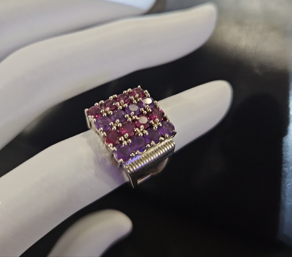 Solid 925 And Spinel Stone Ring - image 2